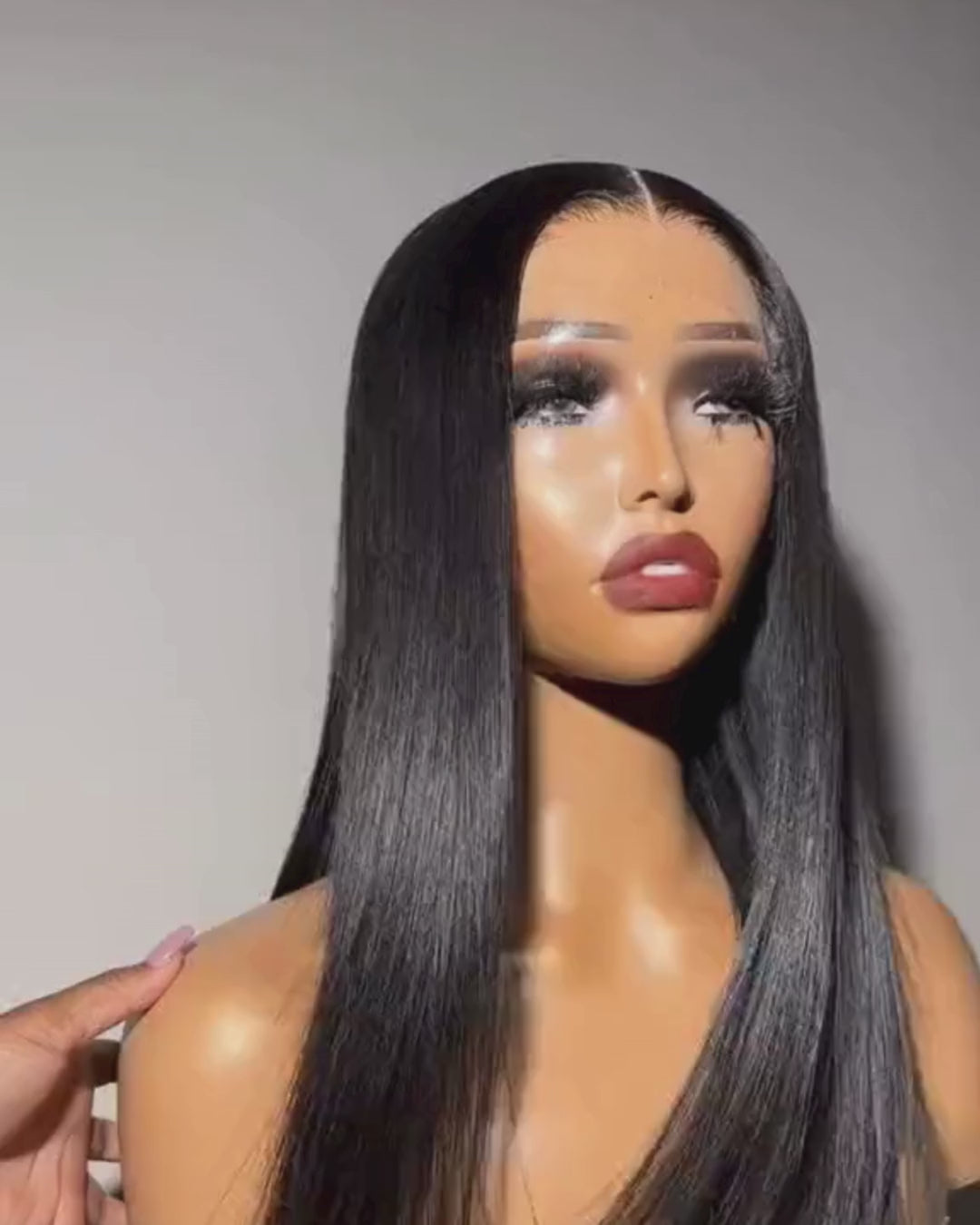 Glam Straight – Raw HD Brazilian Straight Lace Front Wig