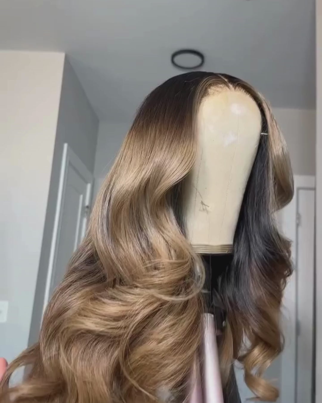 Golden Mocha -HD Raw Indian Body Wave Lace Front Wig