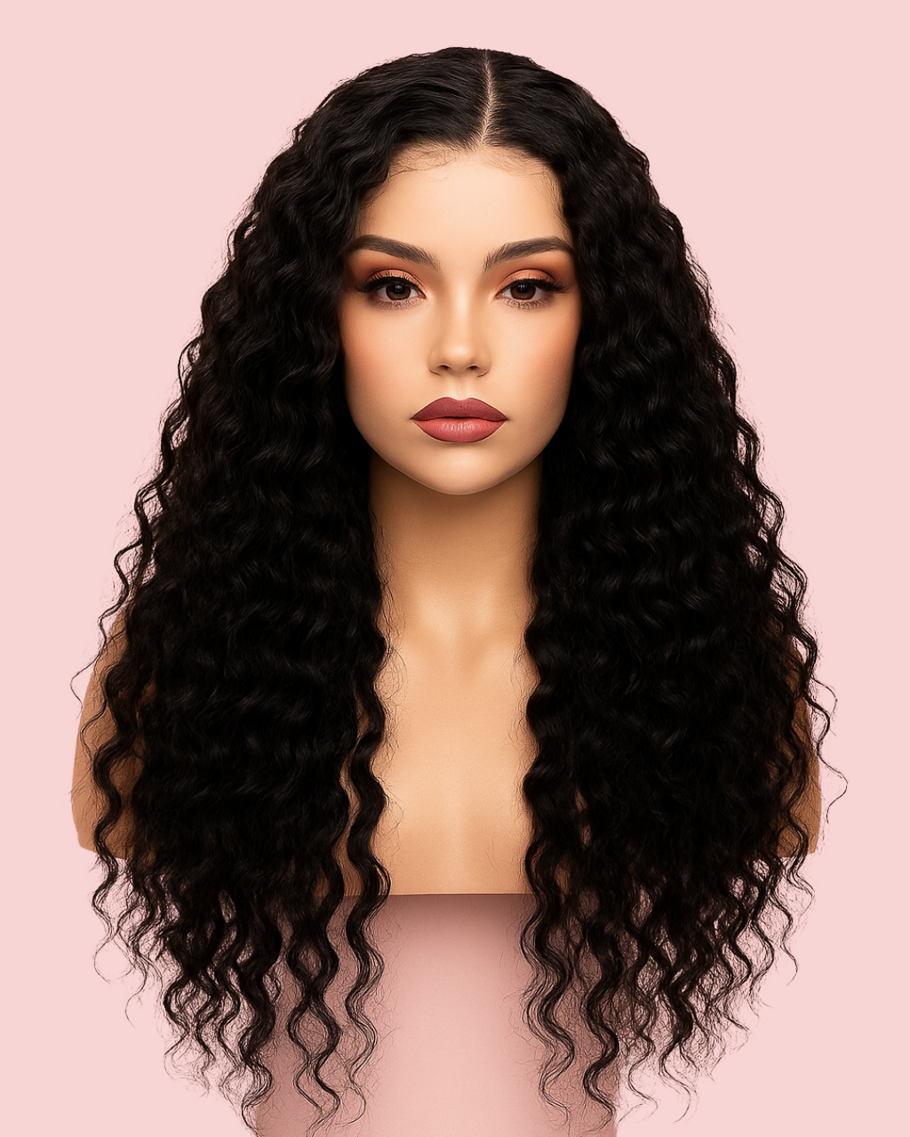 Noir Goddess - Burmese Curly HD Raw Lace Front Wig
