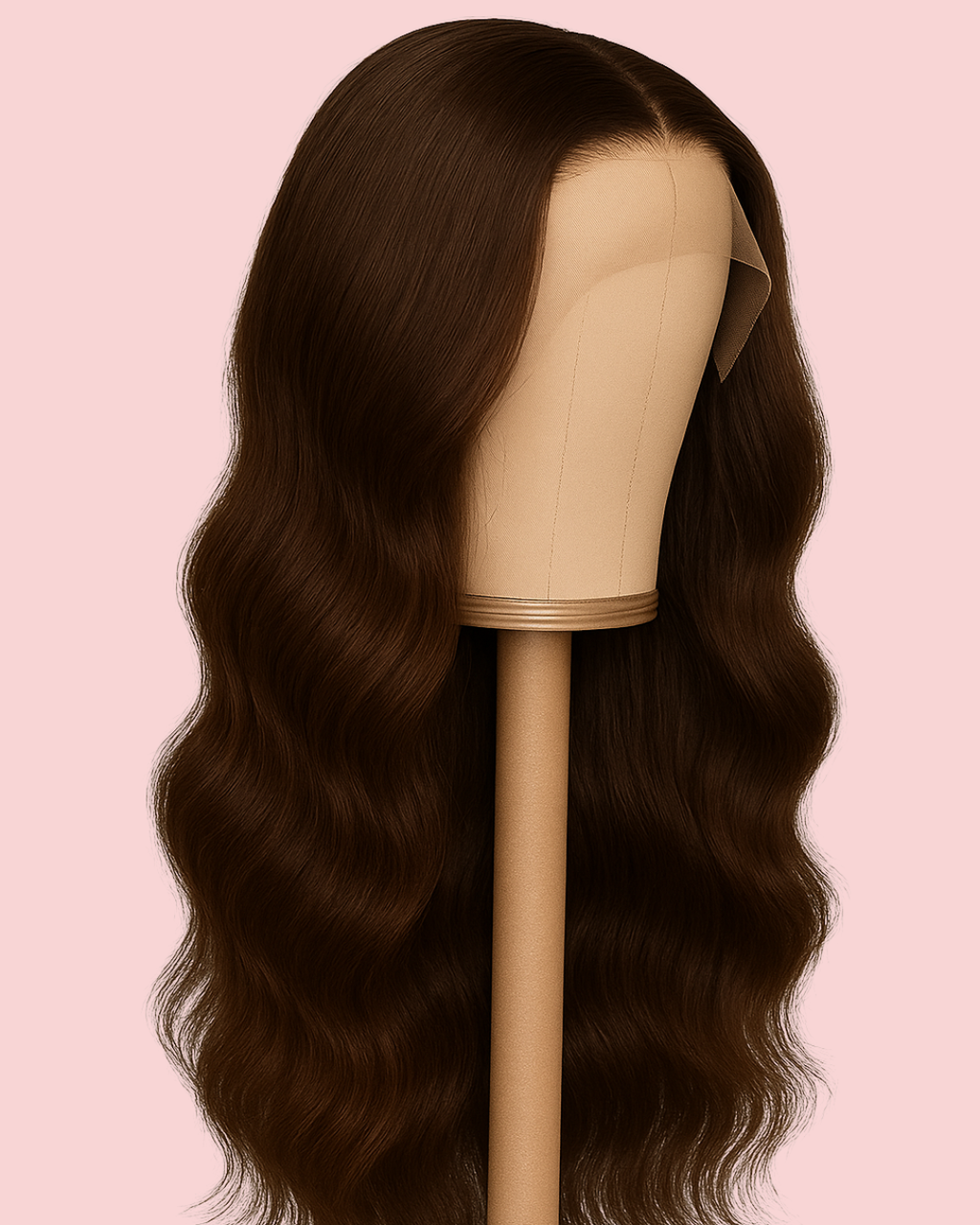 Mocha Allure - HD Peruvian Virgin Lace Front Wig (Chocolate Brown)