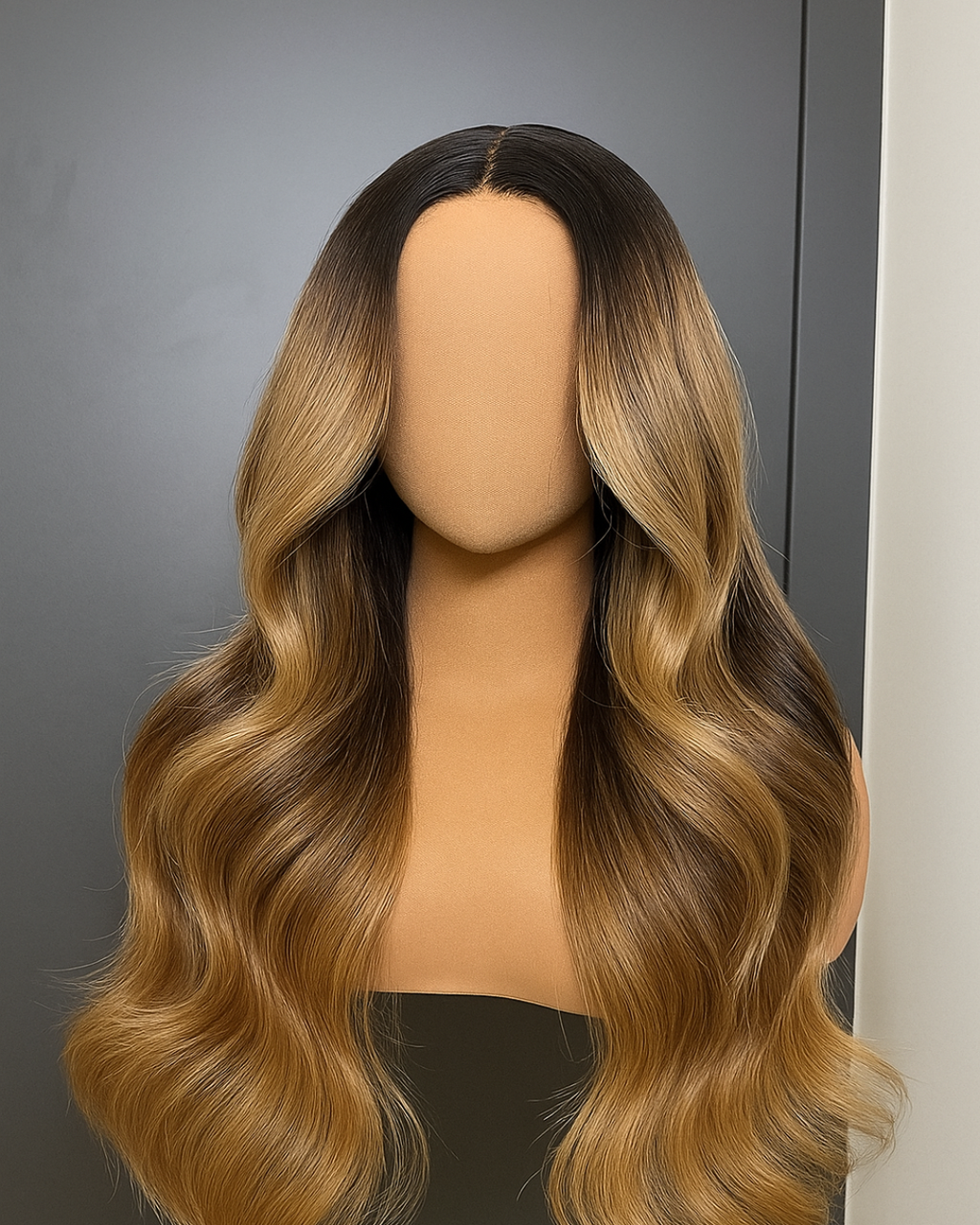 Golden Mocha -HD Raw Indian Body Wave Lace Front Wig