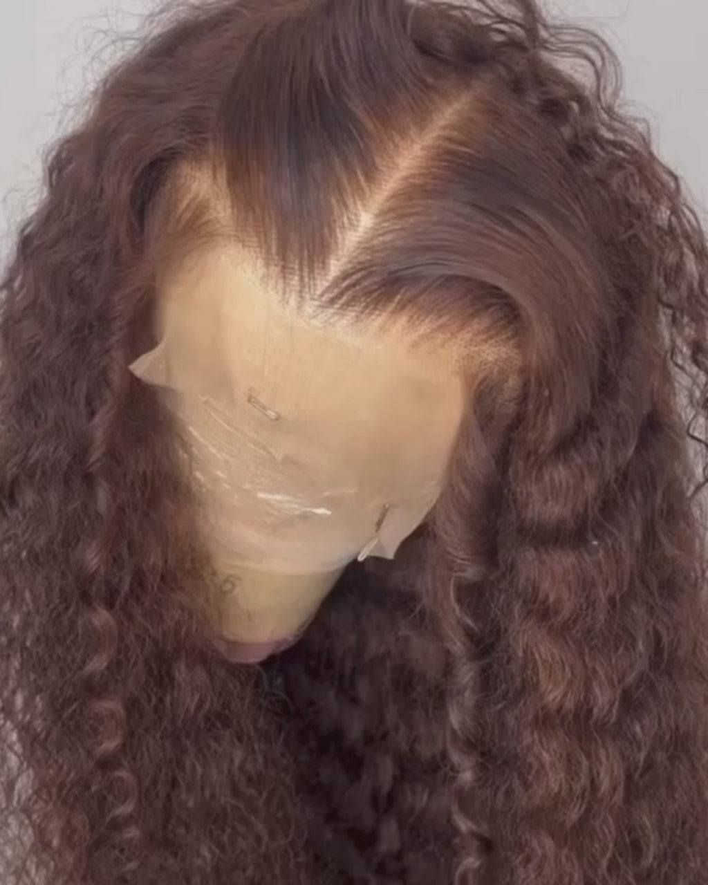 Mocha Deep Wave - HD Virgin Cambodian Chocolate Brown Lace Front Wig